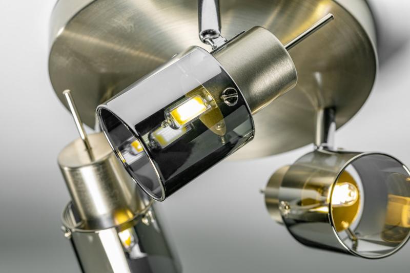 Decor Luminaria de techo ARALIA AC220-240V 50/60 Hz G9 máx.20W * 3 IP20 triple negro. 1208963812