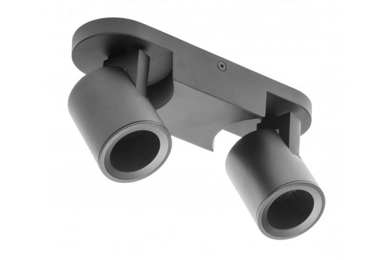 Decor Luminaria de techo BLINK II máx. 250V 50/60 Hz GU10 máx. 20W*2 IP20 Dual Negro 1208963846