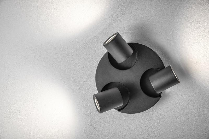 Decor Luminaria de techo BLINK II máx. 250V 50/60 Hz GU10 máx. 20W*3 IP 20 triple negro. 1208963848