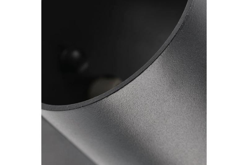 Decor Aplique de pared CAMPIONE de aluminio G9 IP20 máx. 40W IP20 redondo negro. 1208963851