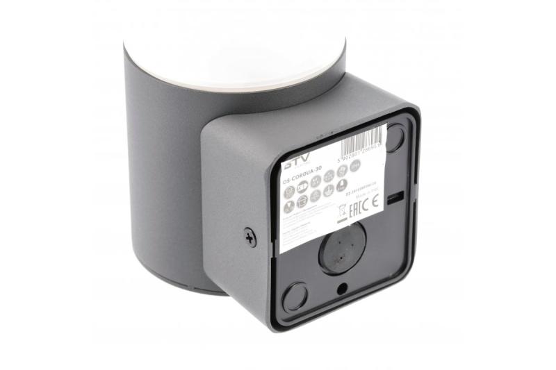 Decor Luminaria de jardín CORTA-AU E27 MAX.25W IP44 AC220-240V 50-60Hz lámpara de pared recta superior antracita. 1208963857