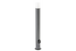 Decor Lámpara de jardín CORTA-P 80 E27 MAX.25W IP44 AC220-240V 50-60Hz toma de corriente máx. 3000W bollard grafito. 1208963864