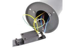 Decor Lámpara de jardín CORTA-P 80 E27 MAX.25W IP44 AC220-240V 50-60Hz toma de corriente máx. 3000W bollard grafito. 1208963864