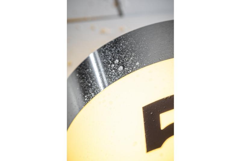 Decor Eso luz de pared montada E27 MAX. 11W IP54 AC220-240V 50/60Hz inox. 1208963874