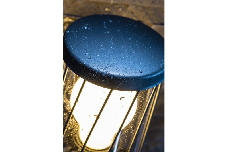 Decor KERTA-A luz de jardín E27 MAX.12W IP44 AC220-240V 50-60Hz lámpara de pared simple en la parte superior de grafito. 1208963906