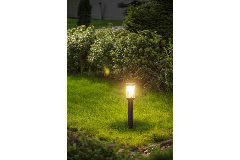 Decor KERTA-P 50 luz de jardín E27 MAX.12W IP44 AC220-240V 50-60Hz baliza grafito 1208963907