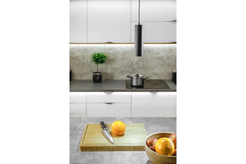 Decor Luminaria suspendida LAGOS GU10 de aluminio IP20 máx. 20W negro. 1208963909