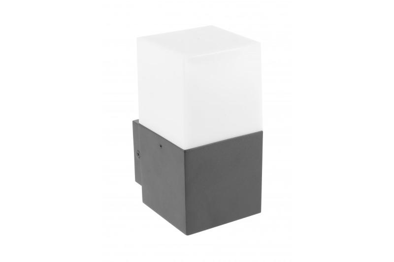 Decor Accesorio de jardín LARGO-AU E27 MAX.15W IP44 AC220-240V 50-60Hz lámpara de pared recta superior en grafito. 1208963916