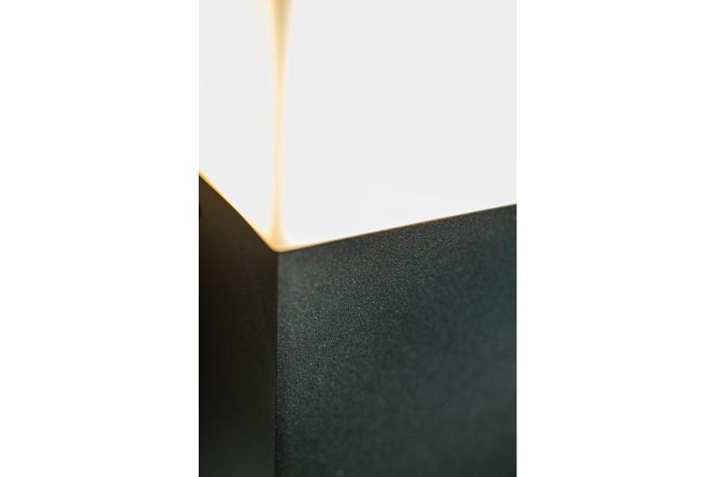 Decor Accesorio de jardín LARGO-AU E27 MAX.15W IP44 AC220-240V 50-60Hz lámpara de pared recta superior en grafito. 1208963916