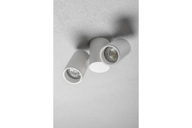 Decor Luminaria de techo LUPO de aluminio 17.5x5.6x11.5 IP20 2*GU10 máx. 50W redonda blanca. 1208963925