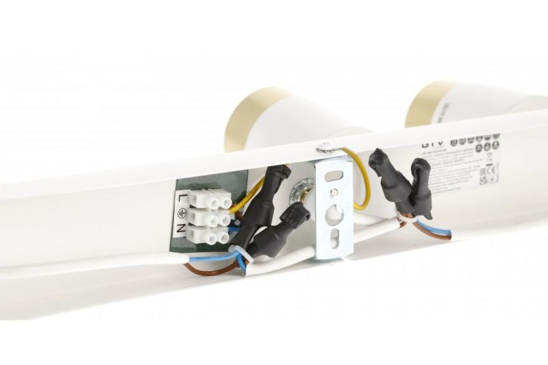 Decor Luminaria de techo ORIO de aluminio 43.0x5.5x14.0 IP20 3*GU10 máx. 50W redonda blanca. 1208963966