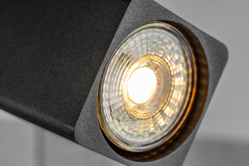 Decor Luminaria de techo RENO de aluminio IP20 máx. 20W*2 doble cuadrada negra. 1208963980