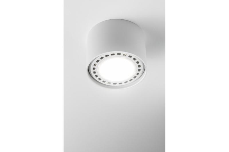 Decor Luminaria de techo SAKURA alum. 120x85 IP20 ES111 GU10 redonda blanca 1208963990