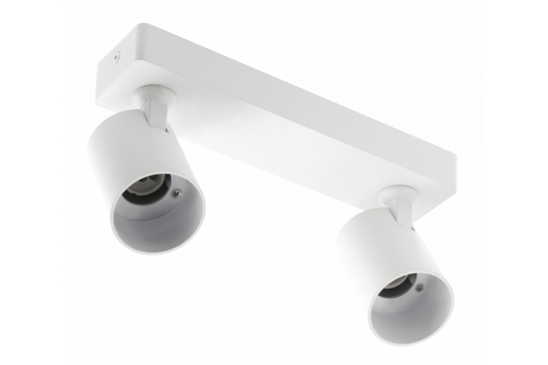 Decor Luminaria de techo SANTO de aluminio IP20 máx. 20W*2 doble redonda blanca. 1208963998