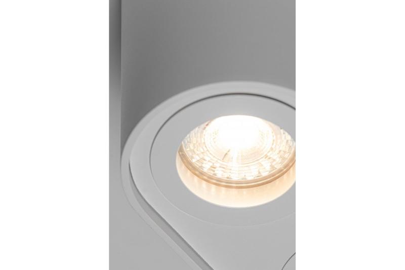 Decor Ajuste de luz de techo SENSO DUO alum 83x165x110 IP20 MAX 50W redondo blanco. 1208964010