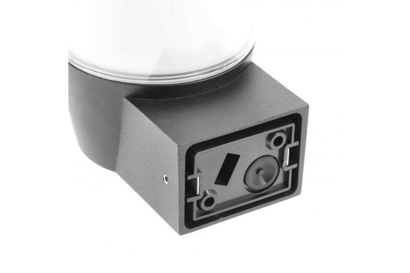 Decor Luminaria de jardín TORA-AU E27 MAX.15W IP54 AC220-240V 50-60Hz lámpara de pared superior negra. 1208964023