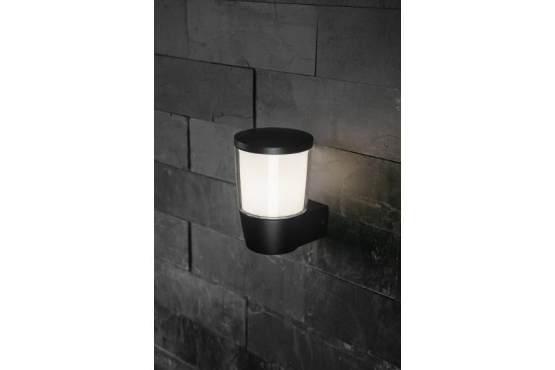 Decor Luminaria de jardín TORA-AU E27 MAX.15W IP54 AC220-240V 50-60Hz lámpara de pared superior negra. 1208964023