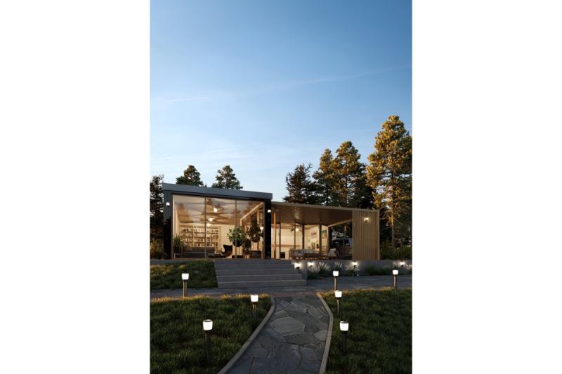 Decor Luminaria de jardín TORO-P 50 E27 MAX.15W IP54 AC220-240V 50-60Hz poste negro. 1208964024