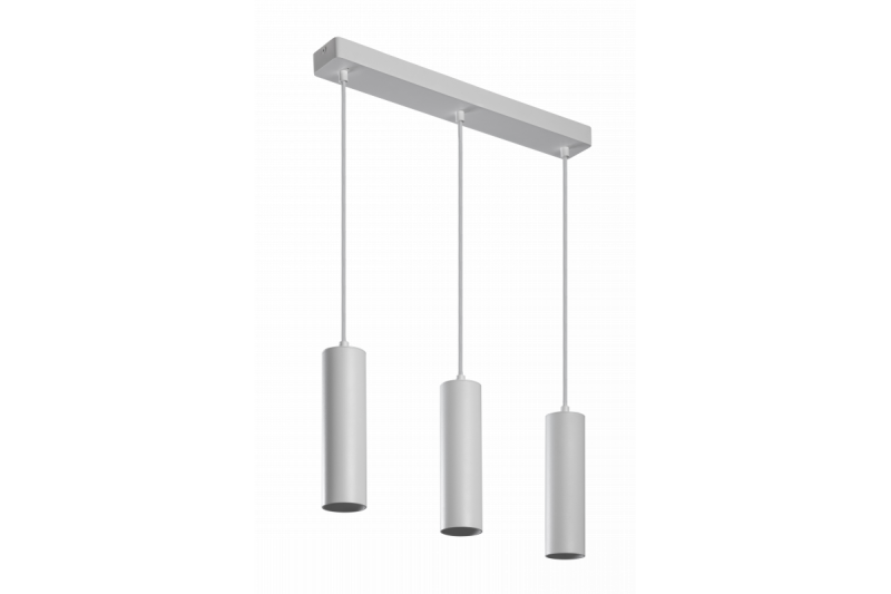 Decor Luminaria suspendida TRESOS II 3xGU10 aluminio IP20 máx. 3x20W blanco 1208964031