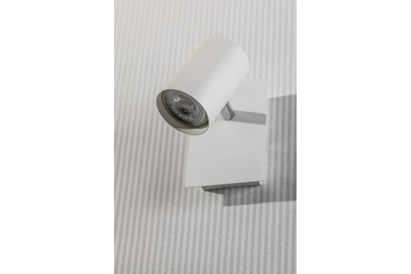 Decor Luminaria de techo VENETO IP20 máx. 20W 1 x GU10 redonda blanca 1208964035