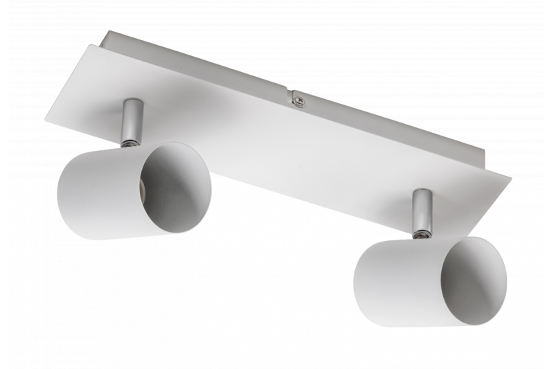 Decor Luminaria de techo VENETO IP20 máx. 20W 2 x GU10 redonda blanca. 1208964037