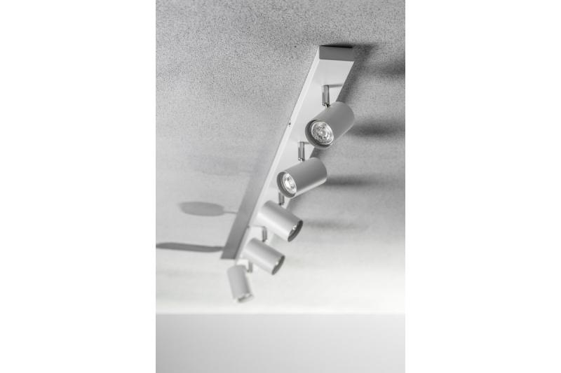 Decor Luminaria de techo VENETO IP20 máx. 20W 5 x GU10 redonda blanca. 1208964043