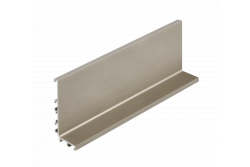 Perfil de aluminio, sistema sin asa VELLO con función LED, L, inox, longitud 4.10 m 1208964222