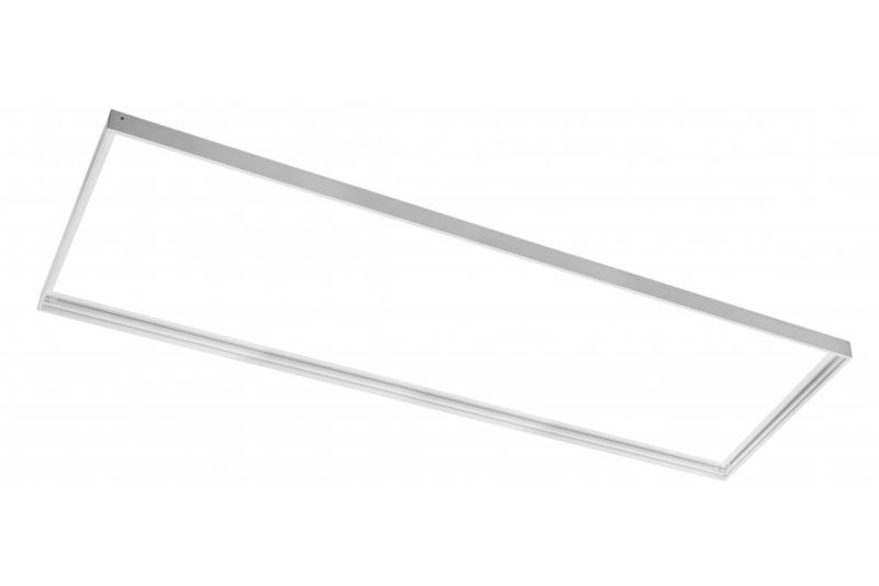 MARCO PARA MONTAJE EN SUPERFICIE DE PANEL LED 30 x 120 cm (KING), blanco 1208965294