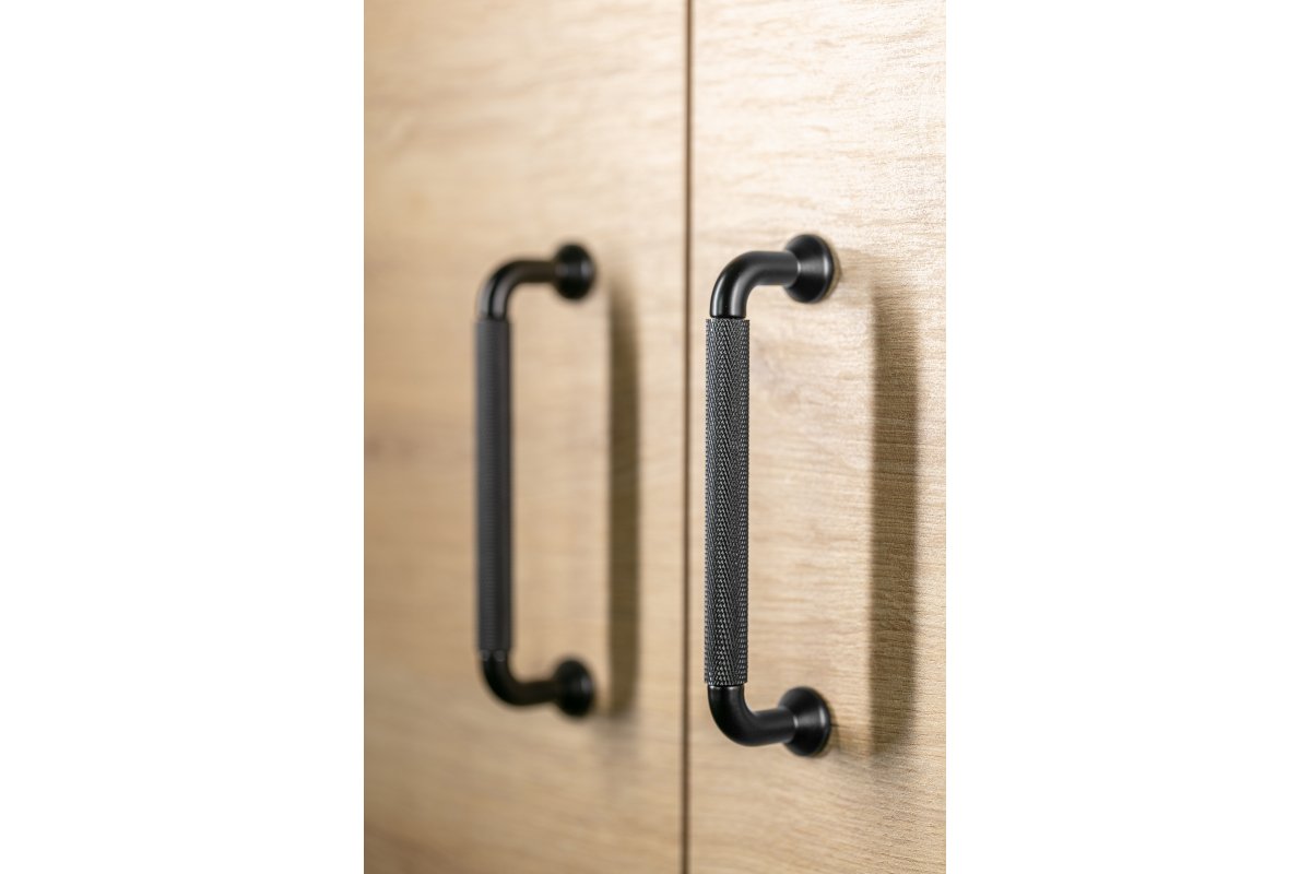 Estructura de manija de aluminio C=128 negro mate 1208965648 - Productafbeelding 6