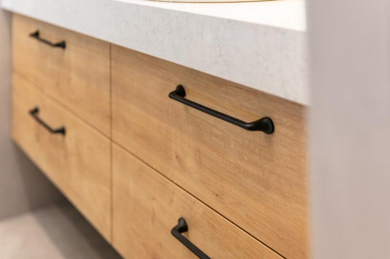 Fabricio C=192 mm negro mate 1208966000