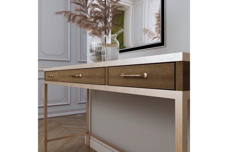 Soporte FABRICIO C=320 mm latón 1208966001