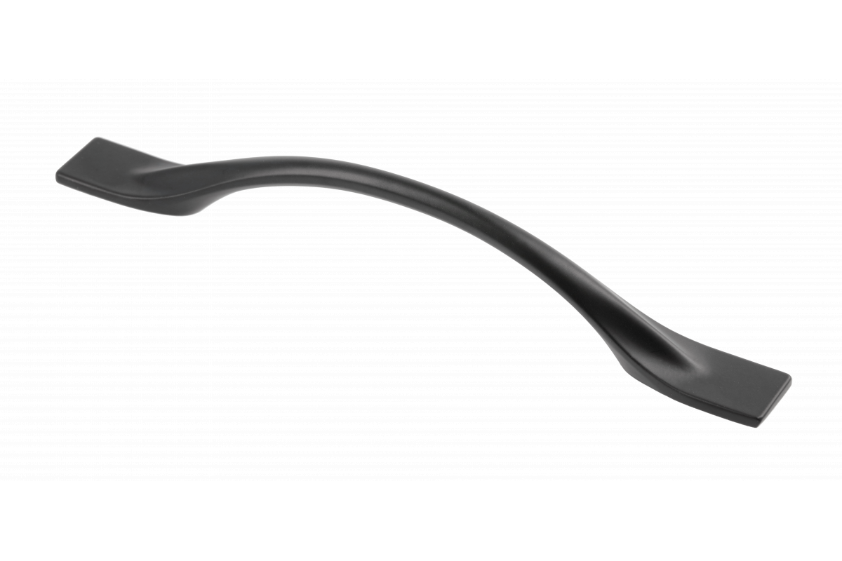 Manija de Zamak FLOW C = 128 mm negro mate 1208966035 - Productafbeelding