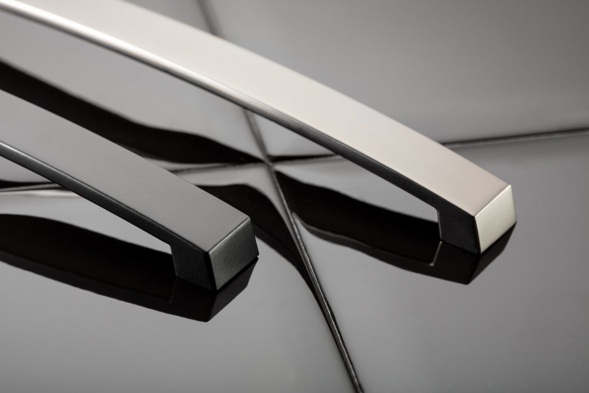 Manija de Zamak G1 C=160mm acero cepillado 1208966059 - Productafbeelding 2
