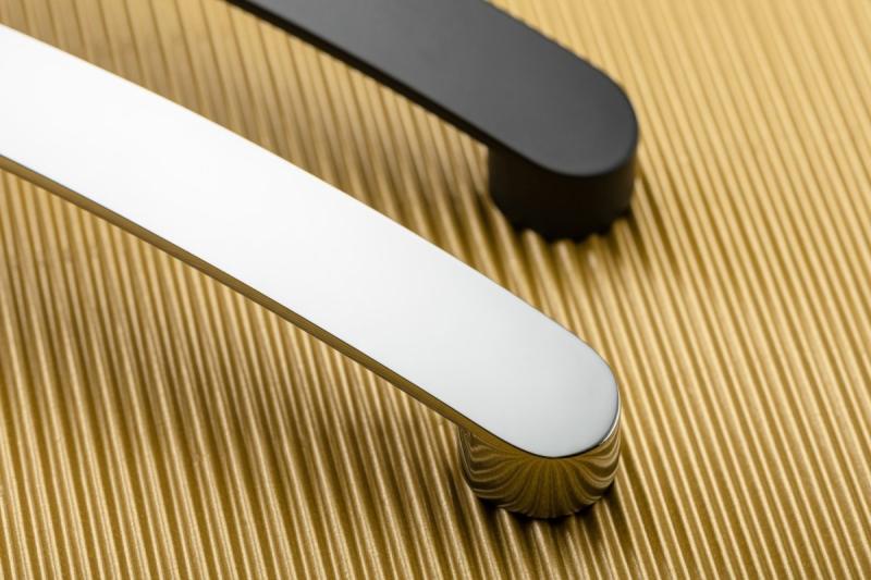 Manija de Zamak GENOA, longitud 160 mm, negro mate 1208966093