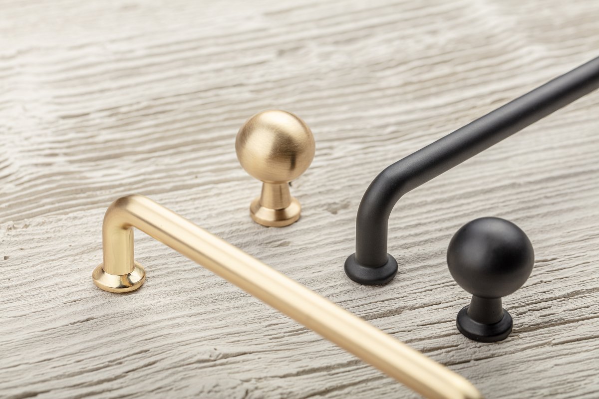 Manija de Zamak NORD C = 160 mm oro cepillado 1208966148 - Productafbeelding 3