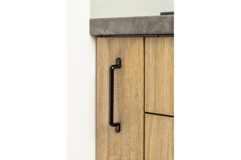 Manija Zamak OTTO C = 160 mm negro mate 1208966180