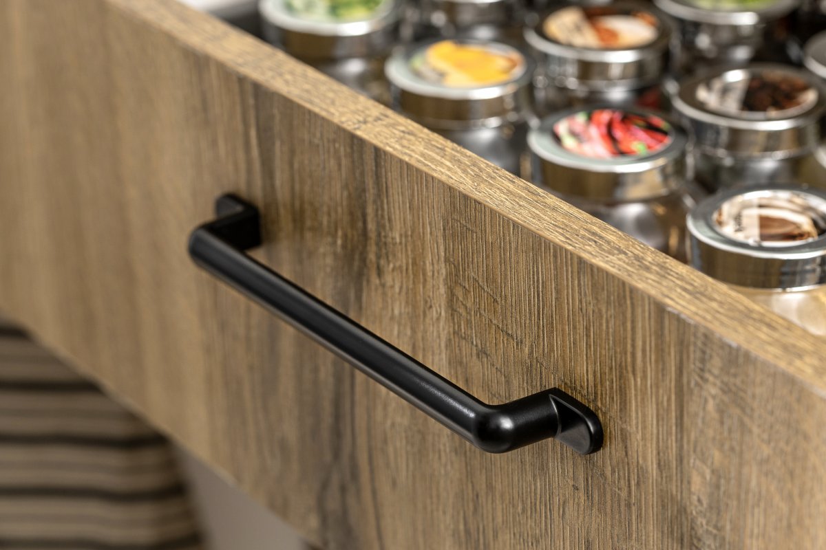Manija Zamak OTTO C = 160 mm negro mate 1208966180 - Productafbeelding 4