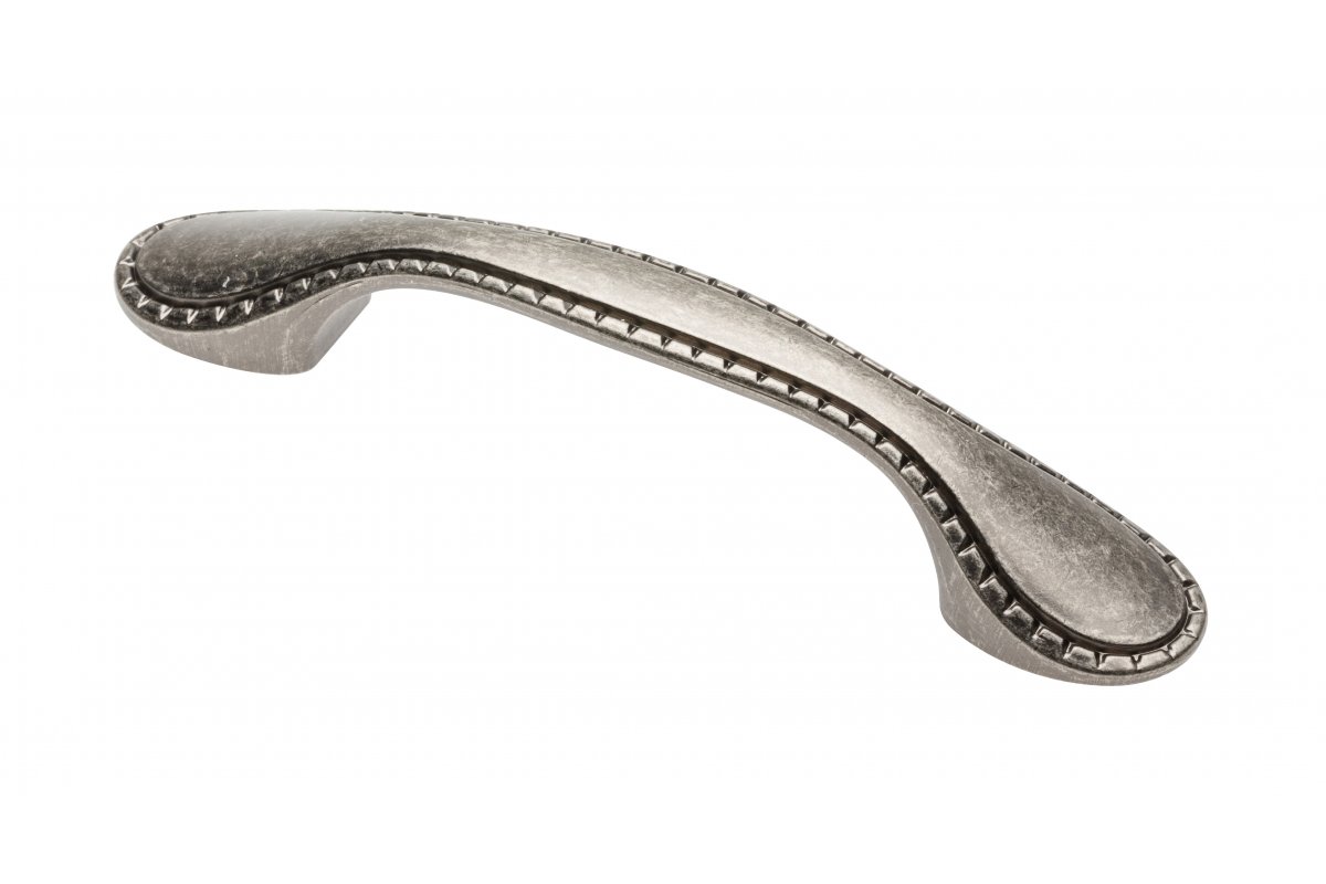 Manija Zamak PALERMO C=96 mm plata antigua 1208966183 - Productafbeelding