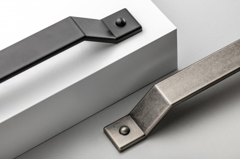 Manija de Zamak STEP C = 160 mm, plata antigua 1208966204