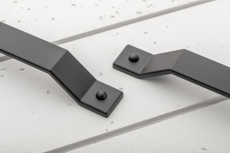 Manija de Zamak STEP C = 160 mm negro mate 1208966205