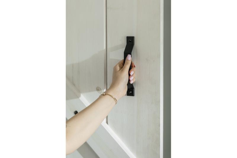 Manija de Zamak STEP C = 160 mm negro mate 1208966205