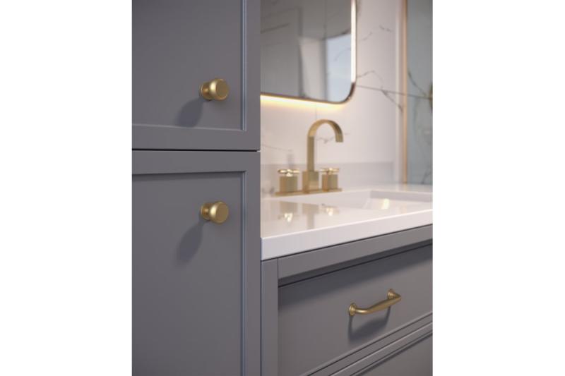 Soporte de enchufe STILO C=160 mm oro cepillado 1208966208