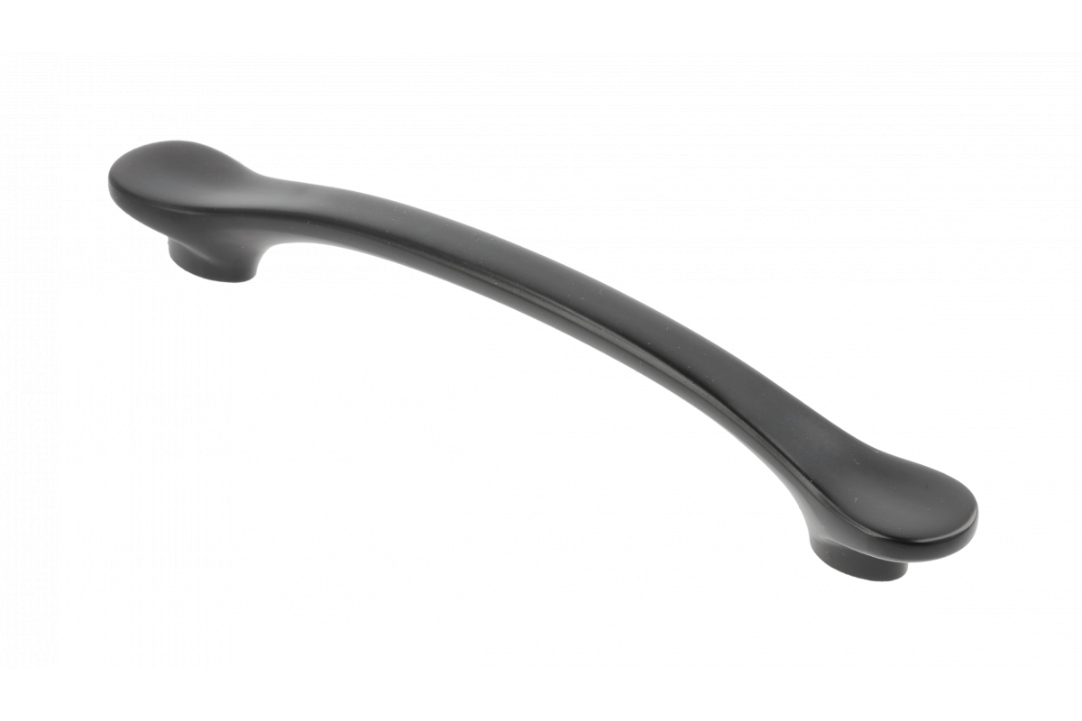 Manija de Zamak VENICE C = 128 mm negro mate 1208966229 - Productafbeelding