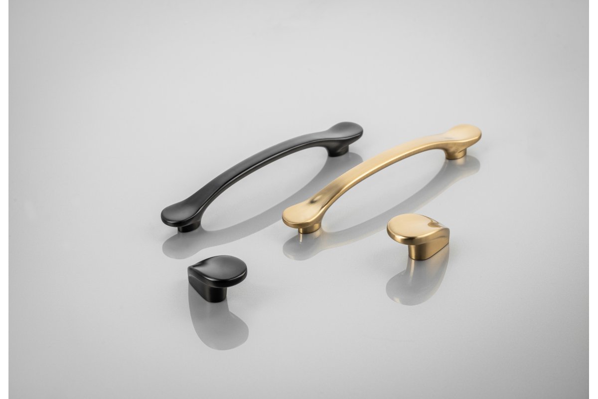 Manija de Zamak VENICE C = 128 mm negro mate 1208966229 - Productafbeelding 3