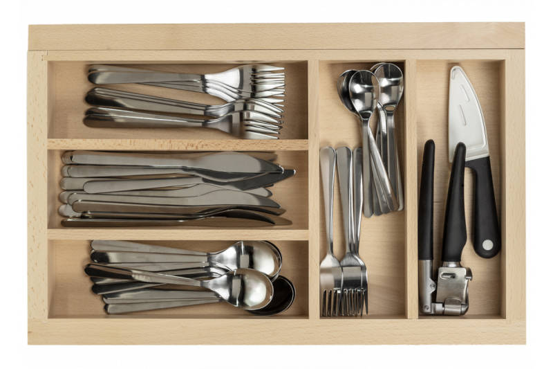 Decor Cutle Cubiertos Ajustables Color Haya 1208966290