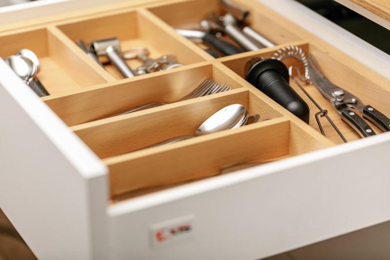 Decor Cutle Cubiertos Bandejas Cocina Inserto Ajustable para Armarios de 600-1000mm 1208966291