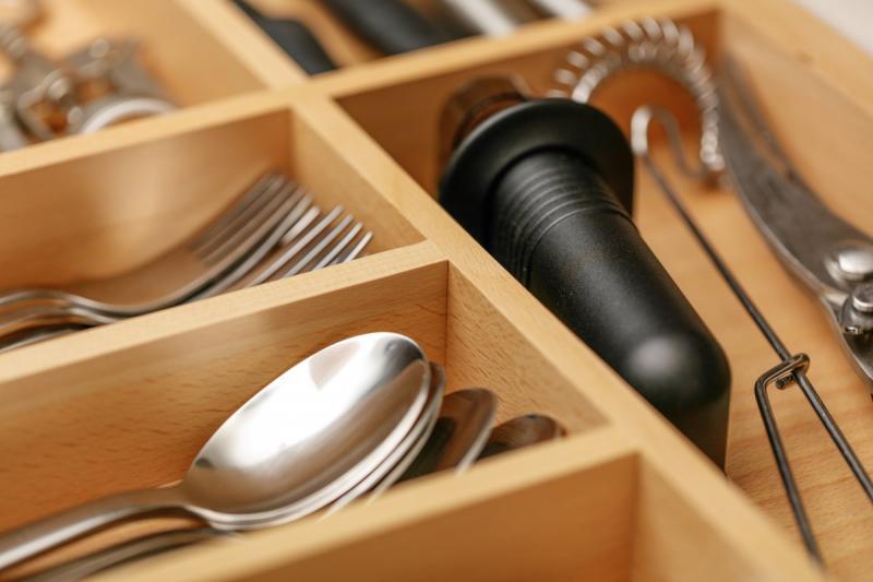 Decor Cutle Cubiertos Bandejas Cocina Inserto Ajustable para Armarios de 600-1000mm 1208966291