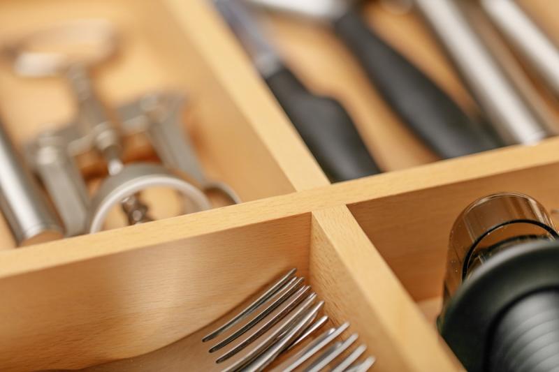 Decor Cutle Bandejas para Cubiertos Cocina Organizador de Cubiertos Ajustable 1208966292