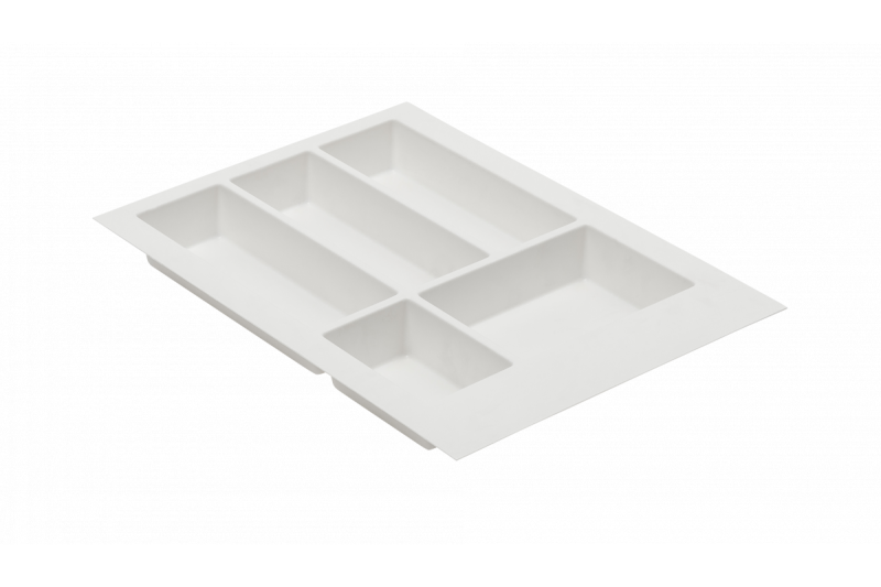 Decor Cutle Bandejas para Cubiertos Inserto para Cajón de Cocina 400 Blanco 1208966373