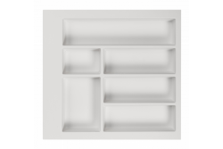 Decor Cutle Bandejas para Cubiertos Inserto para Cajón de Cocina 500 Blanco 1208966375